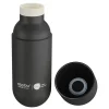 ASOBU Puramic Orb Stainless Steel Water Bottle, 14 oz., Black (ADNASBV30P)