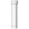 ASOBU Skinny Mini Ultimate Stainless Steel Vacuum Insulated Water Bottle, 8 oz., White (ADNANASBV20W)
