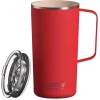 ASOBU Stainless Steel Double Wall Insulated Travel Mug, 20 oz., Red (ADNANASM90R)