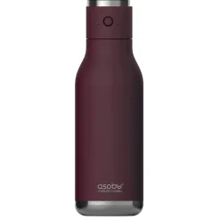 ASOBU Stainless Steel Vacuum Insulated Water Bottle, 17 oz., Purple (ADNANABT60BURG)