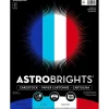 Astrobrights 65 lb. Cardstock Paper, 8.5" x 11", Patriotic Assortment, 100 Sheets/Ream (91644)