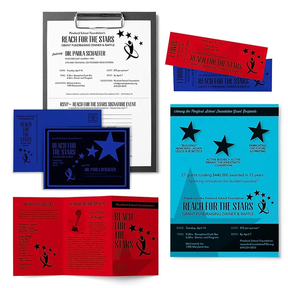 Astrobrights 65 lb. Cardstock Paper, 8.5" x 11", Patriotic Assortment, 100 Sheets/Ream (91644)