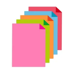Astrobrights 70 lb. Cardstock Paper, 8.5" x 11", Double Color Assortment, 80 Sheets/Ream (91668)