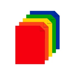 Astrobrights 65 lb. Cardstock Paper, 8.5" x 11", Primary Assortment, 50 Sheets/Pack (20401)