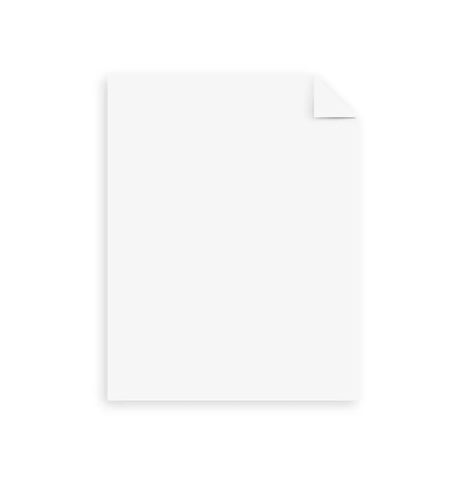 Astrobrights 65 lb. Cardstock Paper, 8.5" x 11", Astro White, 150 Sheets/Pack (98251)
