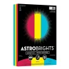 Astrobrights 65 lb. Cardstock Paper, 8.5" x 11", Primary Power Assortment, 150 Sheets/Pack (91048)