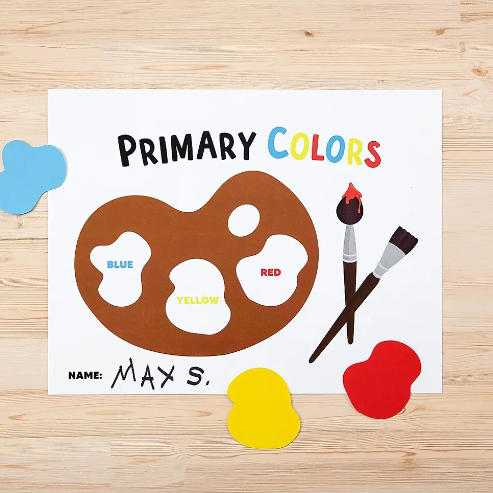 Astrobrights 65 lb. Cardstock Paper, 8.5" x 11", Primary Power Assortment, 150 Sheets/Pack (91048)