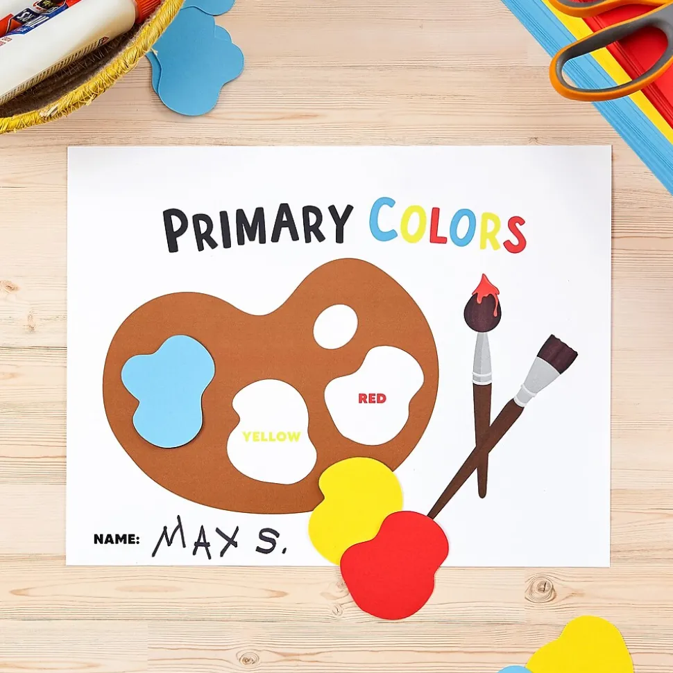 Astrobrights 65 lb. Cardstock Paper, 8.5" x 11", Primary Power Assortment, 150 Sheets/Pack (91048)