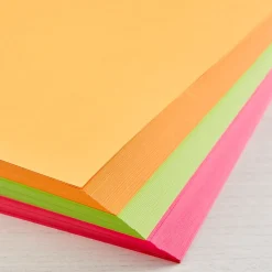 Astrobrights 65 lb. Cardstock Paper, 8.5" x 11", Bold Brights Assortment, 150 Sheets/Pack (91074)