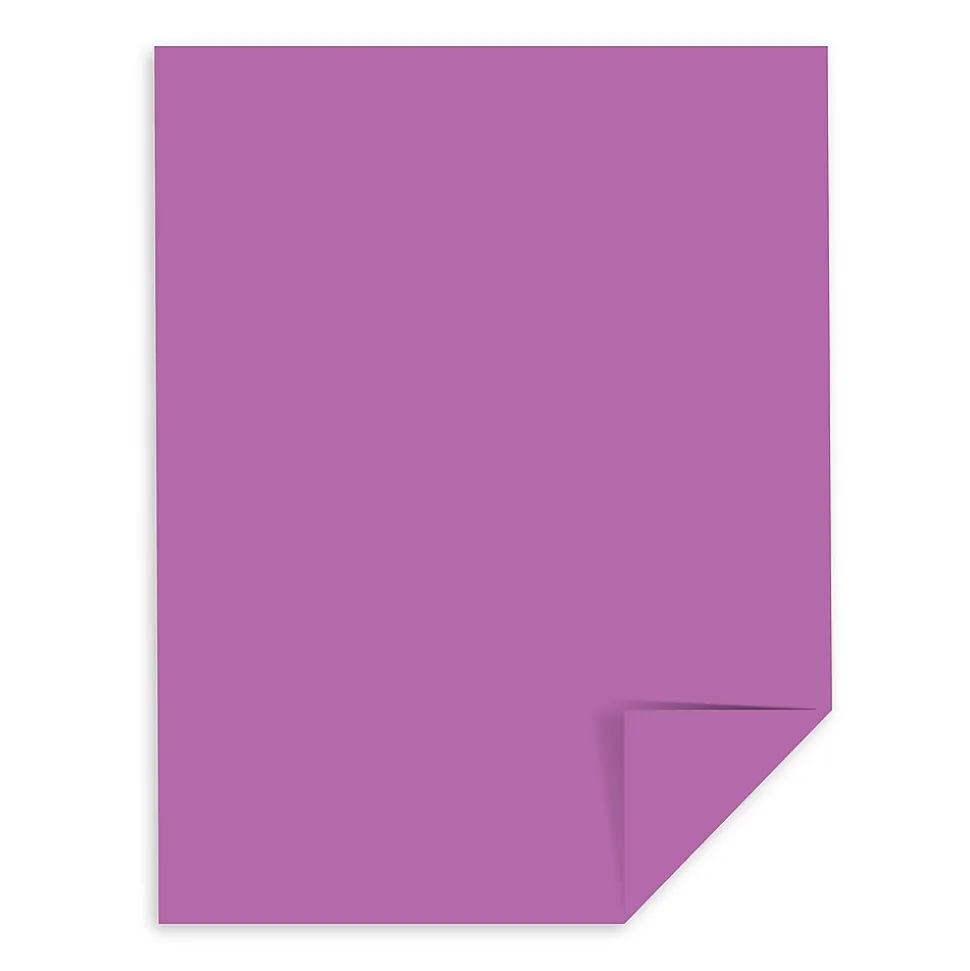 Astrobrights 65 lb. Cardstock Paper, 8.5" x 11", Planetary Purple, 2,000 Sheets/Carton (22871CT)