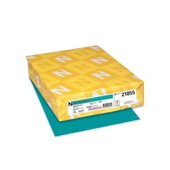 Astrobrights 65 lb. Cardstock Paper, 8.5" x 11", Terrestrial Teal, 250 Sheets/Pack (21855)