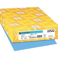 Astrobrights 30% Recycled 8.5" x 14" Multipurpose Paper, 24 lbs., Lunar Blue, 500/Ream (22522)