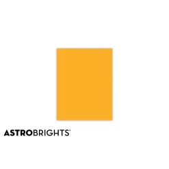 Astrobrights 30% Recycled Colored Paper, 24 lbs., 8.5" x 11", Galaxy Gold, 500 Sheets/Ream (22571)
