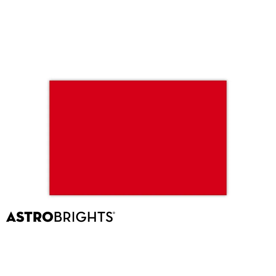 Astrobrights 11" x 17" Color Copy Paper, 24lbs., Red, 500 Sheets/Ream (21553/22553)