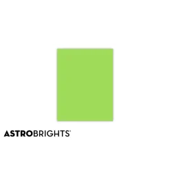 Astrobrights Colored Paper, 24 lbs., 8.5" x 11", Martian Green, 500 Sheets/Ream (21801)