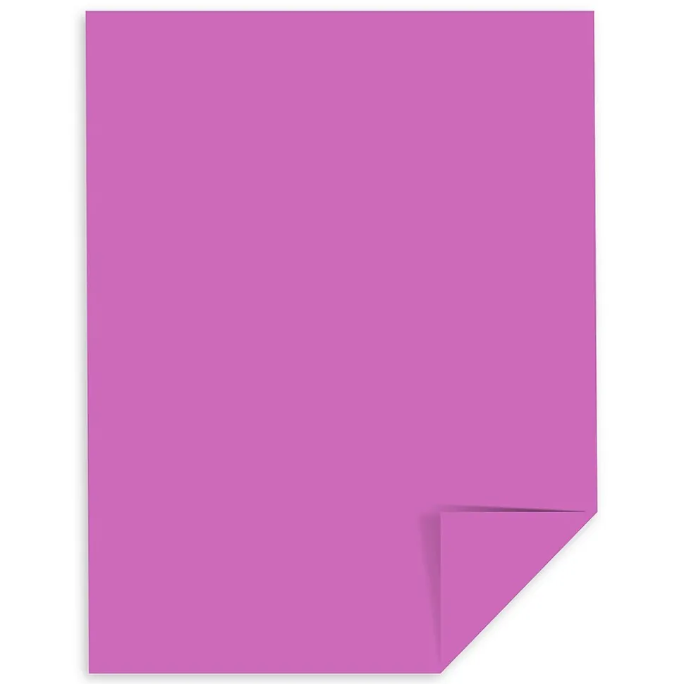 Astrobrights Colored Paper, 24 lbs., 8.5" x 11", Outrageous Orchid, 500 Sheets/Ream (21946)