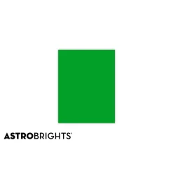 Astrobrights Colored Paper, 24 lbs., 8.5" x 11", Gamma Green, 500 Sheets/Ream (22541)