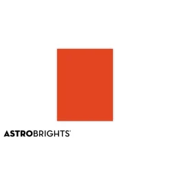 Astrobrights Colored Paper, 24 lbs., 8.5" x 11", Orbit Orange, 500 Sheets/Ream (22561)