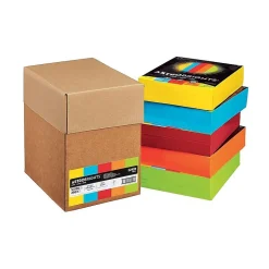 Astrobrights Multipurpose Paper, 24 lbs., 8.5" x 11", Assorted, 2500/Carton (22999)