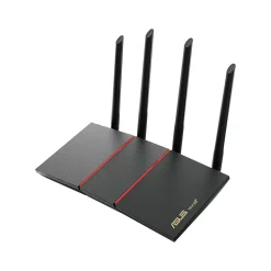 Asus AX1800 Dual Band MU-MIMO WiFi 6 Router, Black/Red (RTAX55)