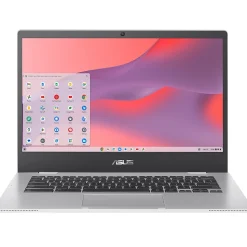 Asus Chromebook CX1 14" LED Backlit LCD Laptop, Intel Celeron, 1.1 Ghz, 4GB RAM, 64GB SSD, Google Chrome (CX1400CKA-DB44)