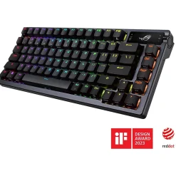 Asus ROG Azoth Wireless Ergonomic Gaming Mechanical Keyboard, Black (90MP031A-BKAA01)