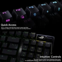 Asus Wireless Ergonomic Gaming Keyboard (90MP037A-BKAA01)