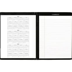 AT-A-GLANCE Executive Faux Leather Padfolio, Black (70-290-05-25)