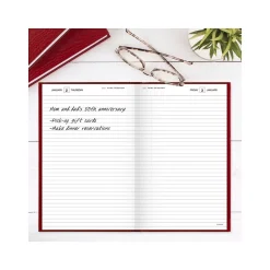 AT-A-GLANCE Standard Hardcover 2025 Daily Diary, 7.75