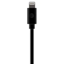 AT&T Charge and Sync USB to USB-C Cable with Lightning Connectors, 4 ft., Black, (TCL01-BLK)