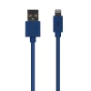 AT&T PVC Charge and Sync Lightning Cable, 10 ft., Blue, (PVLC10-BLU)