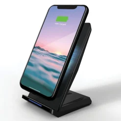 AT&T Wireless Charging Stand with Quick Charge 3.0 Rapid Charger, Black (CETWCS10)