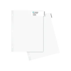 Avery Big Tab Printable Divider, 8-Tab, White (14437)