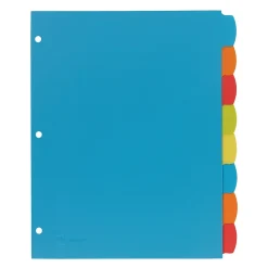 Avery Big Tab Write & Erase Plastic Divider, 8 Tabs, Multicolor, 1 Set (16130)