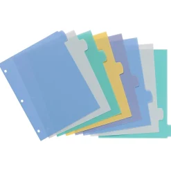 Avery Big Tab Write & Erase Plastic Divider, 8 Tabs, Multicolor, 1 Set (16171)
