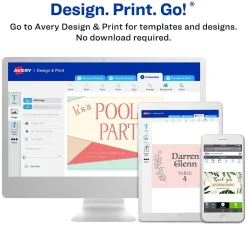 Avery Clean Edge Business Cards, 3.5