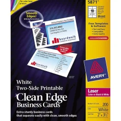 Avery Clean Edge Business Cards, 2