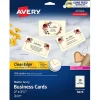 Avery Clean Edge Business Cards, 3.5" x 2", Matte Ivory, 200/Pack (5876)