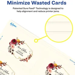 Avery Clean Edge Business Cards, 3.5