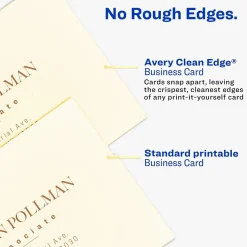 Avery Clean Edge Business Cards, 3.5