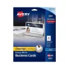 Avery Clean Edge Business Cards, 3.5"W x 2"H, Glossy White, 200/Pack (8879)
