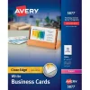 Avery Clean Edge Business Cards, 2" x 3 1/2", Matte White, 400 Per Pack (5877)
