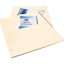 Avery Double Pocket Paper Dividers, Untabbed, Manila, 5 Dividers/Pack (03075)