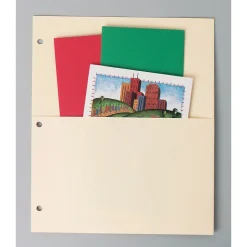 Avery Double Pocket Paper Dividers, Untabbed, Manila, 5 Dividers/Pack (03075)