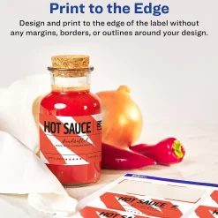 Avery Durable Waterproof Laser/Inkjet Rectangle Labels, 2