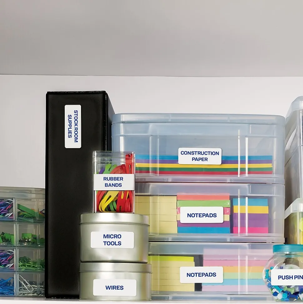 Avery Easy Peel Inkjet Address Labels, 1-1/3" x 4", White, 350 Labels/Pack (8162)