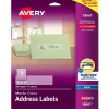 Avery Easy Peel Inkjet Address Labels, 1" x 4", Clear, 200 Labels/Pack (18661)