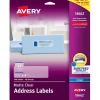 Avery Easy Peel Inkjet Address Labels, 1-1/3" x 4", Clear, 140 Labels/Pack (18662)