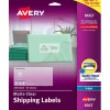 Avery Easy Peel Inkjet Shipping Labels, 2" x 4", Clear, 250 Labels/Pack (8663)