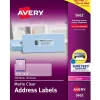 Avery Easy Peel Laser Address Labels, 1-1/3" x 4", Clear, 700 Labels/Box (5662)